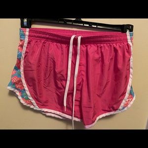 Simply Southern Athletic Shorts w/flowers on side